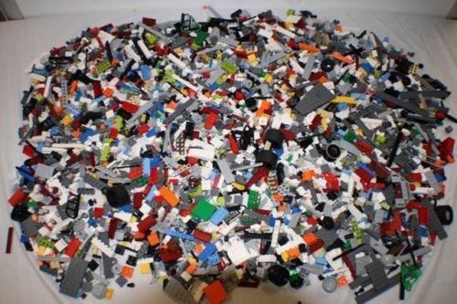 Minifigs! Sanitized LEGO 100% by the Pound 1-40lbs Bulk LOT Large Order Bonuses