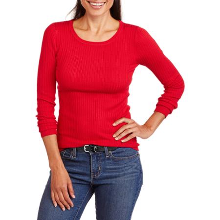 George Women's Crew Neck Power Ribbed 