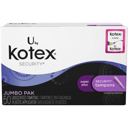 U By Kotex Security Super Plus Tampons 50 Count Gmsa1 Com Store Goulds Marketing Services Llc